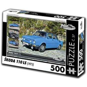 Retro-auta Puzzle č. 37 Škoda 110 LS (1975) 500 dílků (8594047726372)