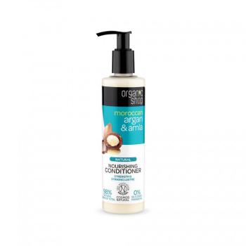 Organic Shop Vyživující kondicionér na vlasy Moroccan Argan & Amla (Nourishing Conditioner) 280 ml