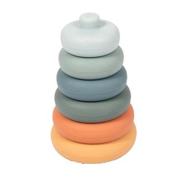 Bo Jungle Stohovací kousátka B-Silicone Rounds (1703739300104)