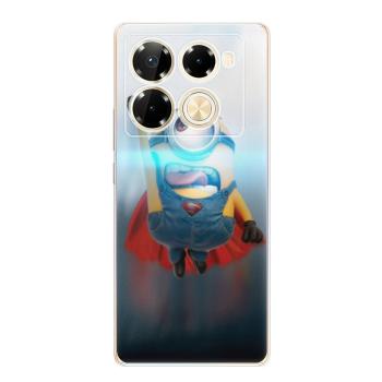 Odolné silikonové pouzdro iSaprio - Mimons Superman 02 - Infinix Note 40 PRO / Note 40 PRO+ 5G