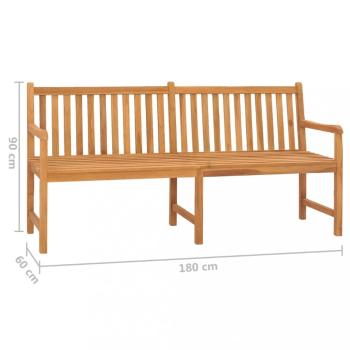 Zahradní lavice masivní teak Dekorhome 180 cm