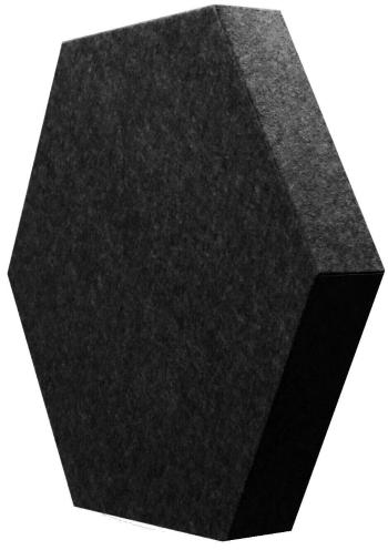 Mega Acoustic HexaPET 3 cm Black Absorpční penový panel