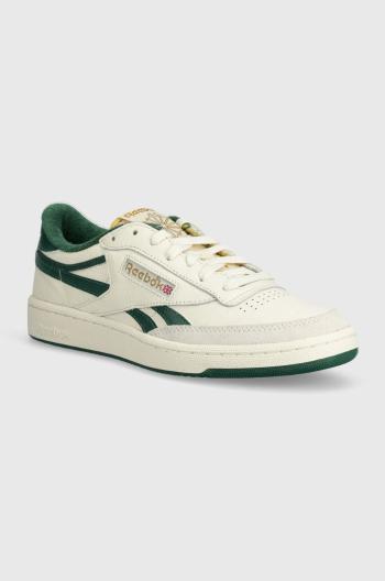 Kožené sneakers boty Reebok Classic CLUB C béžová barva, 100205043