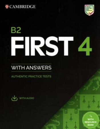 Cambridge B2 First 4 (FCE) Authentic Practice Tests Student´s Book with Answers & Audio Download