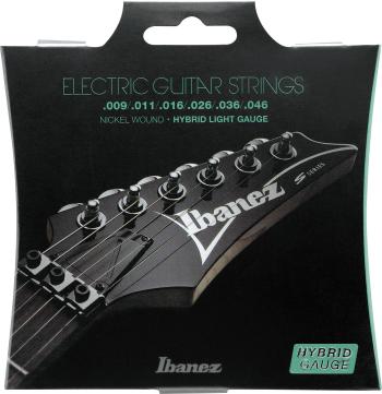 Ibanez String Set 6-Str. For Electric Guitar Nickel Wound, Hybrid Gaug