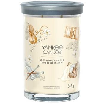 YANKEE CANDLE Signature 2 knoty Soft Wool & Amber 567 g (5038581142883)