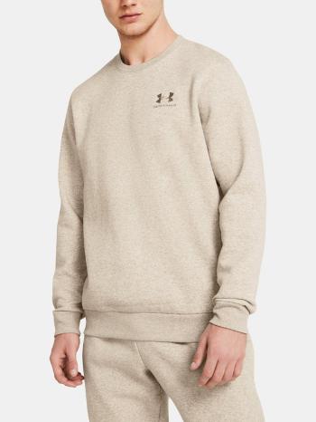 Under Armour UA Essential Fleece Crew Mikina Hnědá