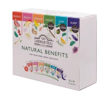 Ahmad Tea Natural Benefits Selection porcovaný čaj 60x2 g