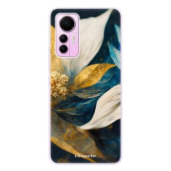 Odolné silikonové pouzdro iSaprio - Gold Petals - Xiaomi 12 Lite