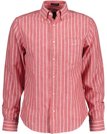 KOŠILE GANT REG UT CHAMBRAY STRIPE SHIRT CARDINAL RED