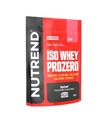 Nutrend Iso Whey Prozero jahodový cheesecake 500 g