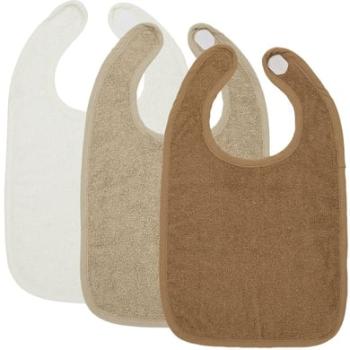 MEYCO Bib Froté Uni Off white / Sand /Tofee 3-pack