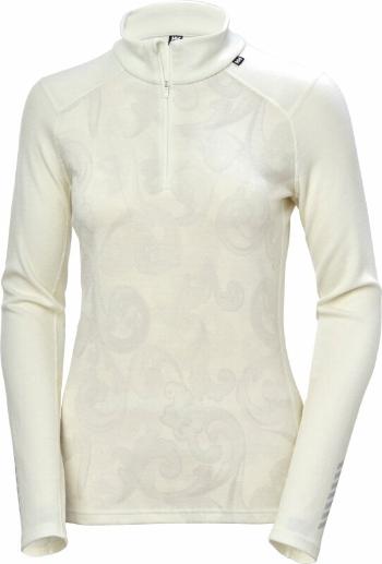 Helly Hansen W Lifa Merino Midweight 2-in-1 Graphic Half-zip Off White Rosemaling S Termoprádlo