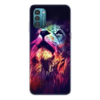 Odolné silikonové pouzdro iSaprio - Lion in Colors - Nokia G11 / G21