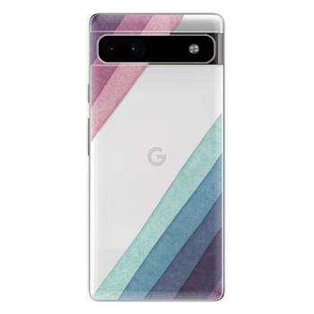 Odolné silikonové pouzdro iSaprio - Glitter Stripes 01 - Google Pixel 6a 5G