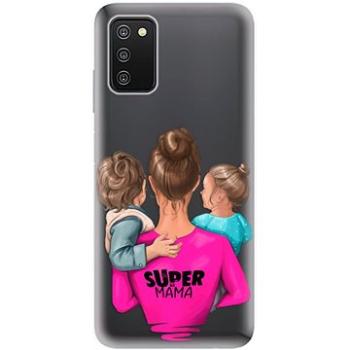 iSaprio Super Mama pro Boy and Girl pro Samsung Galaxy A03s (smboygirl-TPU3-A03s)