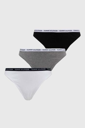 Kalhotky Tommy Hilfiger (3-pack) šedá barva, UW0UW02828