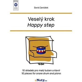 Veselý krok + Audio Online / 10 skladeb pro malý buben a klavír (BM152)