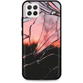 TopQ LUXURY Samsung A12 pevný Pink Broken 57618 (Sun-57618)