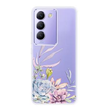 Odolné silikonové pouzdro iSaprio - Succulent 01 - Vivo V40 SE 4G/5G