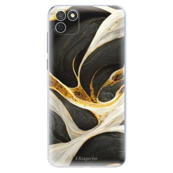 Odolné silikonové pouzdro iSaprio - Black and Gold - Honor 9S