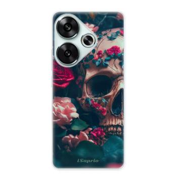 Odolné silikonové pouzdro iSaprio - Skull in Roses - Poco F6