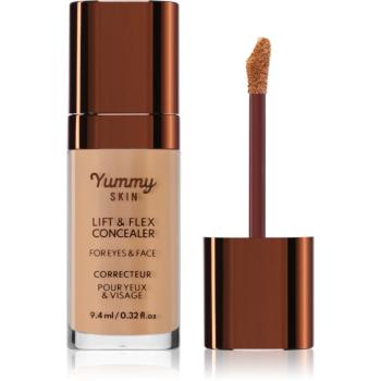 Danessa Myricks Beauty Yummy Skin Lift & Flex Concealer tekutý korektor s matným efektem odstín 9 - Medium With Peach Undertones 9.4 ml