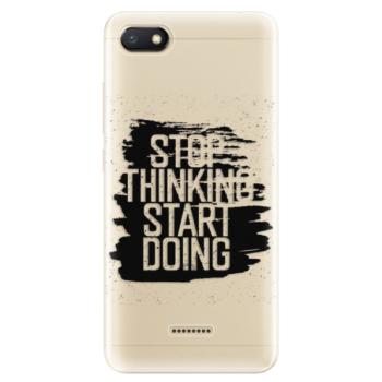 Odolné silikonové pouzdro iSaprio - Start Doing - black - Xiaomi Redmi 6A