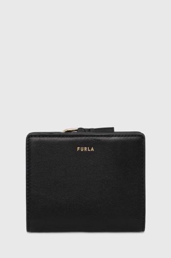 Kožená peněženka Furla černá barva, WP00451 BX2045 O6000