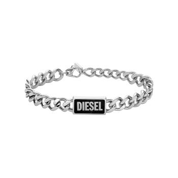 Diesel Výrazný ocelový náramek s onyxem DX1513040