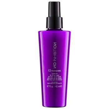 No Inhibition Guarana and organic extracts 12 wonders bezoplachová intenzivní maska ve spreji pro všechny typy vlasů 140 ml