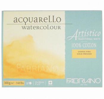 Fabriano Artistico Cold pressed 23x30,5cm 300g blok pro akvarel