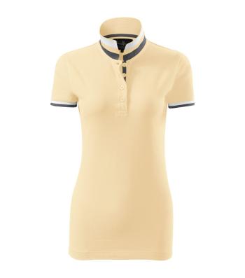 MALFINI Dámská polokošile Collar Up - Bourbon vanilla | XXL