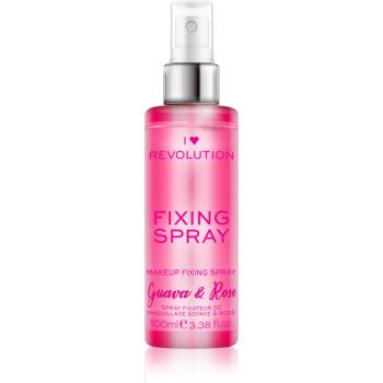 I Heart Revolution Fixing Spray sminkfixáló spray illattal Guava & Rose 100 ml