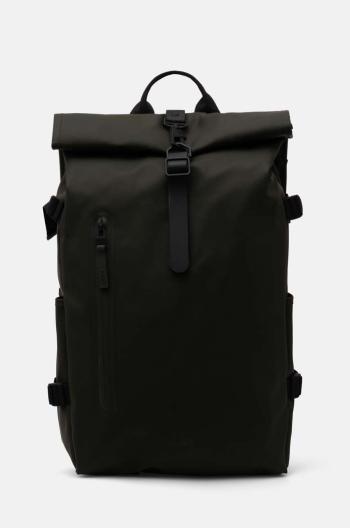 Batoh Rains Rolltop Rucksack Large W3 zelená barva, velký, hladký, 14590-03