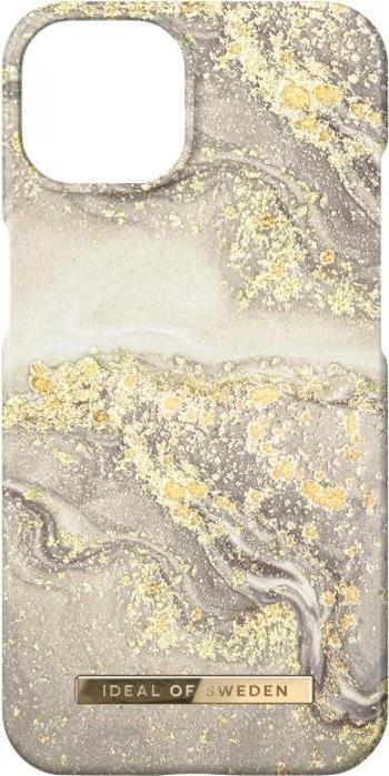 Telefon tok Fashion iDeal Of Sweden Sparkle Greige Marble iPhone 14 tok