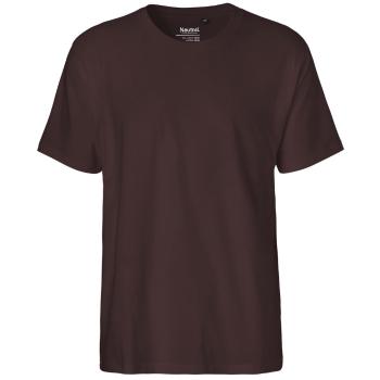 Neutral Pánské tričko Classic z organické Fairtrade bavlny - Hnědá | XXXL