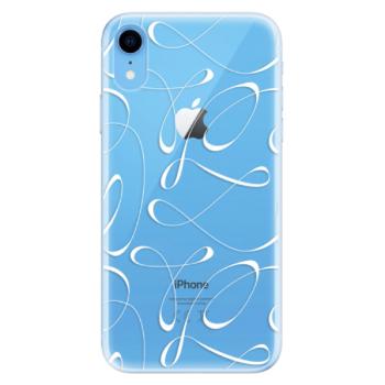 Odolné silikonové pouzdro iSaprio - Fancy - white - iPhone XR