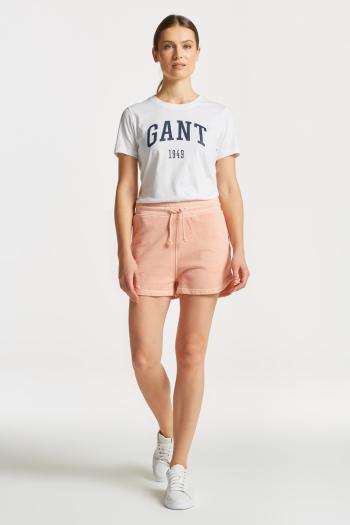 TEPLÁKOVÉ ŠORTKY GANT RELAXED SUNFADED SHORTS GUAVA ORANGE