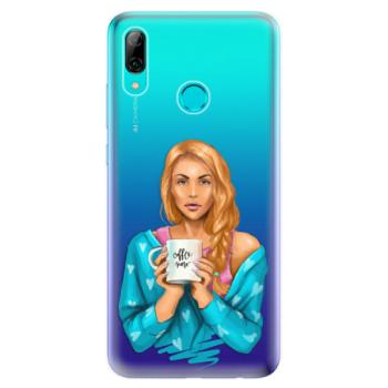 Odolné silikonové pouzdro iSaprio - Coffe Now - Redhead - Huawei P Smart 2019