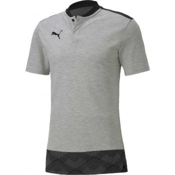 Puma TEAM FINAL 21 CASUALS POLO SHIRT Pánské triko, šedá, velikost