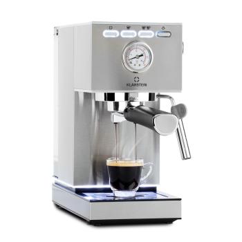 Klarstein Pausa, espresso kávovar, 1350 W, 20 bar, 1,4 l, nerezová ocel