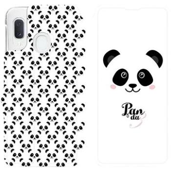 Flipové pouzdro na mobil Samsung Galaxy A20e - M030P Panda Amálka (5903226907243)