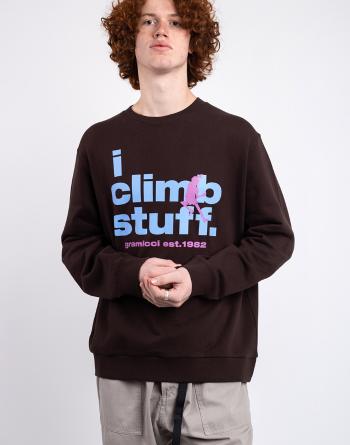 Gramicci I Climb Stuff Sweatshirt DEEP BROWN M