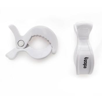 Zopa Multifunctional Stroller Clamps multifunkční klip White 2 ks