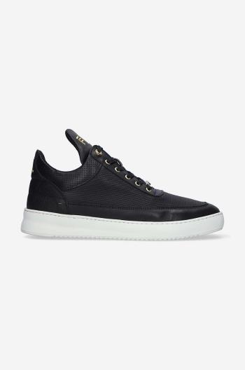 Kožené sneakers boty Filling Pieces Low Top Aten černá barva, 10126591861