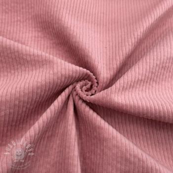 Manšestr 6W WASHED STRETCH rose