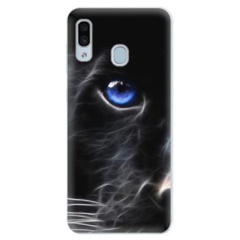 Silikonové pouzdro iSaprio - Black Puma - Samsung Galaxy A30