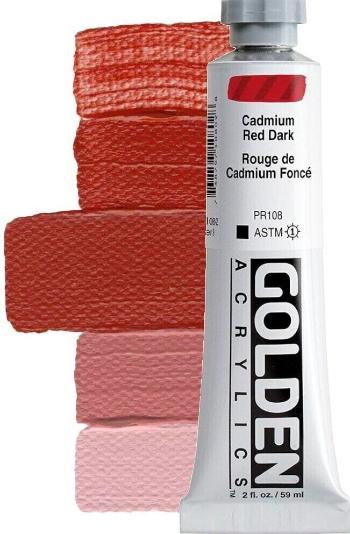 Golden Artist Colors Heavy Body Akrylová barva Cadmium Red Dark 59 ml 1 ks