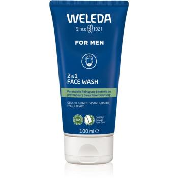 Weleda For Men 2v1 čisticí gel na obličej a vousy 100 ml